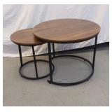 2 NESTING TABLES