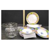 CAKE PLATE,DINNER PLATES,BOWLS & MORE