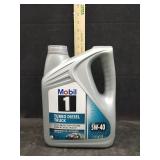UNOPENED MOBIL 1 TURBO DIESEL OIL, 5W-40