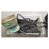 FLEX WATER HOSE & SCOTT FERTILIZER SPREADER