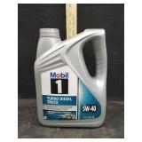 UNOPENED MOBIL 1 TURBO DIESEL OIL, 5W-40
