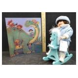 HALLMARK PHOTO ALBUM & KINNEX DOLL