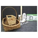 2 MIXERS, TV MOUNT & BASKETS