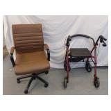 DESK CHAIR AND WALKER