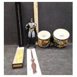 BATMAN ACTION FIGURE,HARRY POTTER WANDS & MORE