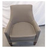 DARK GREY ACCENT CHAIR