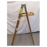 5 FOOT WOODEN LADDER