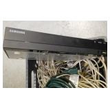 SAMSUNG DVR,EXTENSION CORD,ASSORTED CABLES