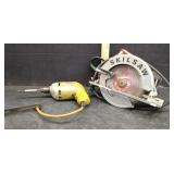 SKILSAW, BLACK & DECKER DRILL