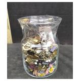 VASE OF MISC JEWELRY