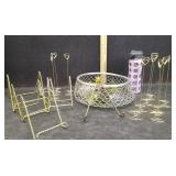 PLATE HOLDERS,NAME HOLDERS & DECOR