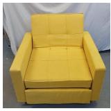 CONVERTIBLE CHAIR, CONVERTS TO A SLEEPER CHAIR