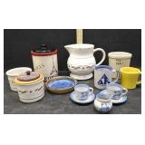 POTTERY, MA HADLEY, LONGABERGER,ROSEVILLE & MORE