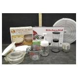 KITCHEN LOT,PYREX,FIRE KING,CORNING,KITCHENAID &