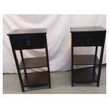 2 MATCHING NIGHT STANDS WITH DRAWER
