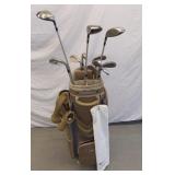 GOLF CLUBS AND GOLF BAG
