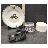 DOG TRAINING COLLAR,JOHN DEERE PLATE & MORE