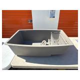 Blanco Grey Utility Sink with Drain and Wire...