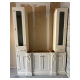 Wood-Mode Cabinet Ensemble with Glass Doors