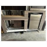 Cabinet with Wheels and Fridge Slot