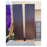 Two Wooden Panels, 100-Inch Length