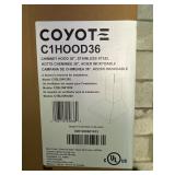 Coyote 36-Inch Stainless Steel Chimney Hood
