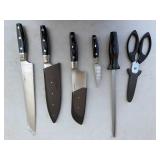 Wolf Gourmet Knife Set with Block