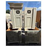 Wood-Mode Kitchen Cabinet Set with Drawers