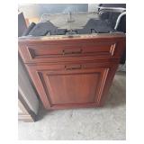 Asko Cherry Wood Panel Dishwasher