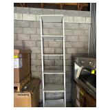 White Metal Frame Storage Shelf Unit