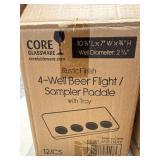 Core Glassware Beer Flight Set with Glassware