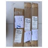 Three Packaged Wood Panels