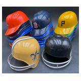 Lot of MLB & NFL Collectible Mini Helmets