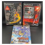 3 Japanese PS2 Games Onimusha 3 & More