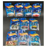 10 Assorted Hot Wheels Diecast Cars