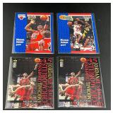 4 Michael Jordan NBA Basketball Cards