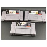 3 Final Fantasy SNES Game Cartridges (Modern)