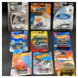 9 Hot Wheels & Matchbox Diecast Cars