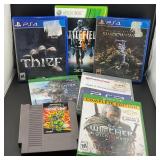 7 Video Games PS4, XBOX 360, NES