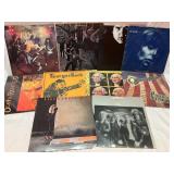 Rock LP's The Doors, Queen, KISS, Meat Loaf +