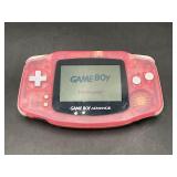 Pink NIntendo Gameboy Advance Handheld Modded