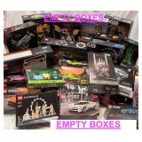 EMPTY Lego Boxes Gizmo, Star Wars, Transformers +