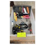 Lot of tools and painting supplies