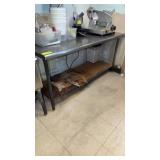 Stainless steel work table 30 x 72 needs bottom