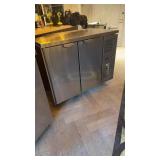 Glass Ender two door cooler 48 inches wide two