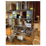 METRO RACK WITH 4 SHELVES 52X18