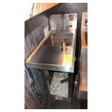 12 inch wide Perlick hand sink with faucet and