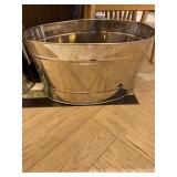 3 LARGE SHINY ICE TUBS FOR TABLE SERVICE