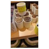 Nine extra large espresso cups