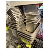 LOT OF ASST STAINLESS STEEL INSERTS